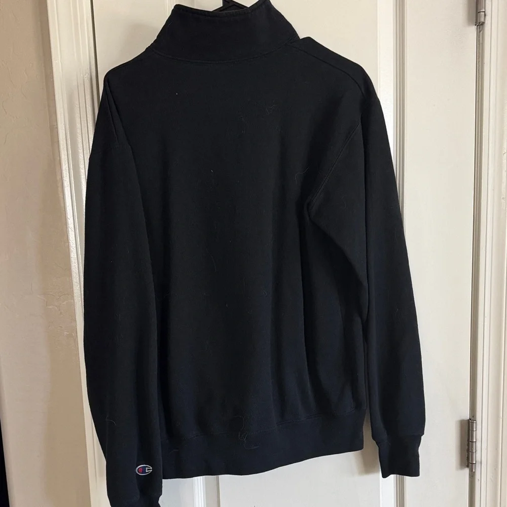 Stanford Engineering Men's Black Zip-Up Sweater / G36